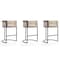 Manhattan Comfort Cosmopolitan Barstool in Cream and Black, PK3 3-BS015-CR - alternate 1